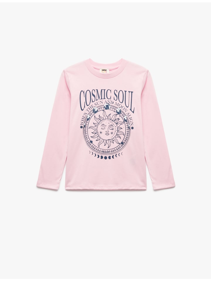 

Футболка LS розового цвета KOTON