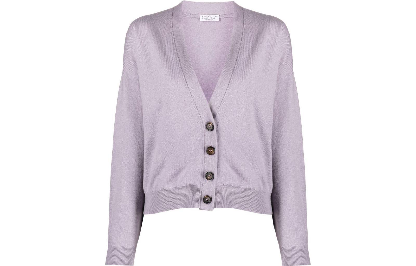 

Кардиган Monili Brunello Cucinelli, фиолетовый