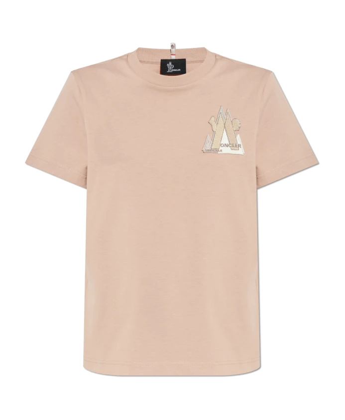 

Футболка Grenoble day-namic Moncler, розовый