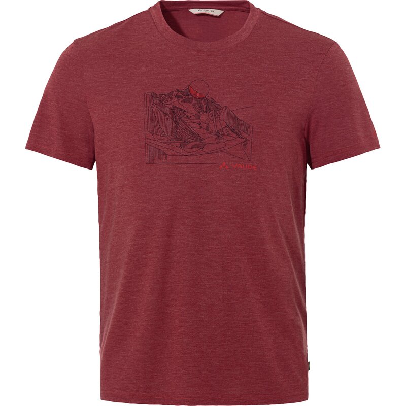 

Shirt me tekoa t-shirt iii Vaude, цвет carmine