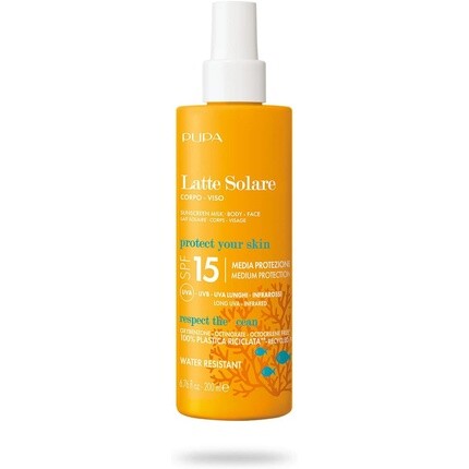

Солнцезащитный крем Spf 15 200мл, Pupa