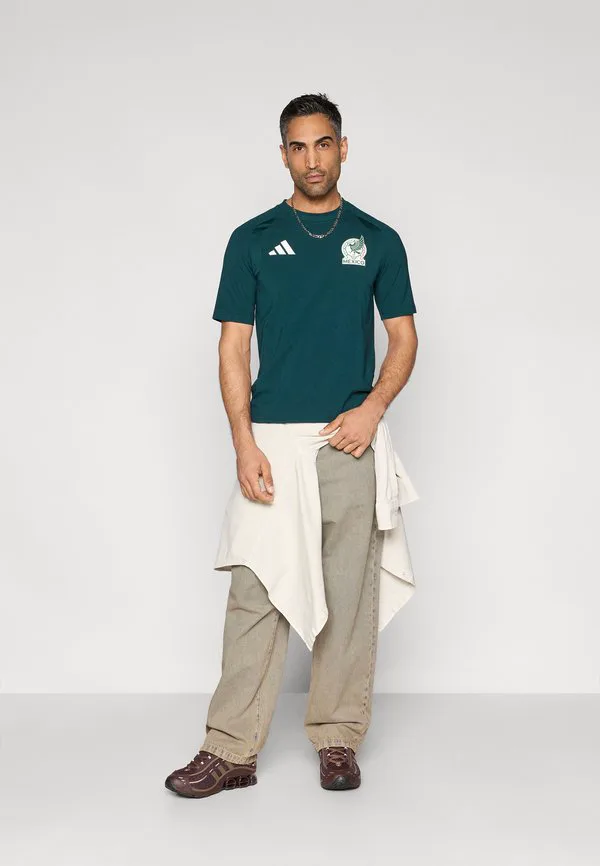 Футболка с надписью «mexico tiro travel tee» - форма национальной сборной мексики Adidas Performance, Aurora Ivy — фото 2