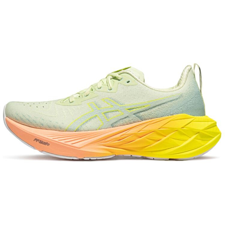 

Кроссовки женские Novablast 4 с низким верхом серо-желтые Asics