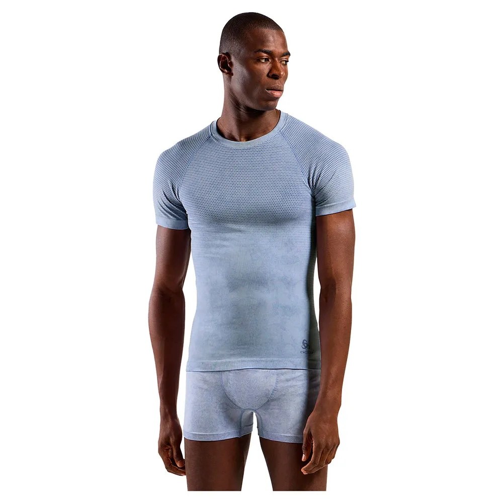 

Базовый слой Odlo Performance Light Rain Dye short sleeve, синий
