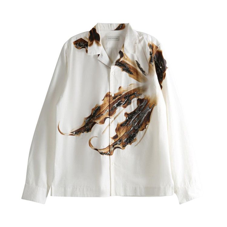 

Рубашка Dries Van Noten Carlty Embellished Shirt, Tan