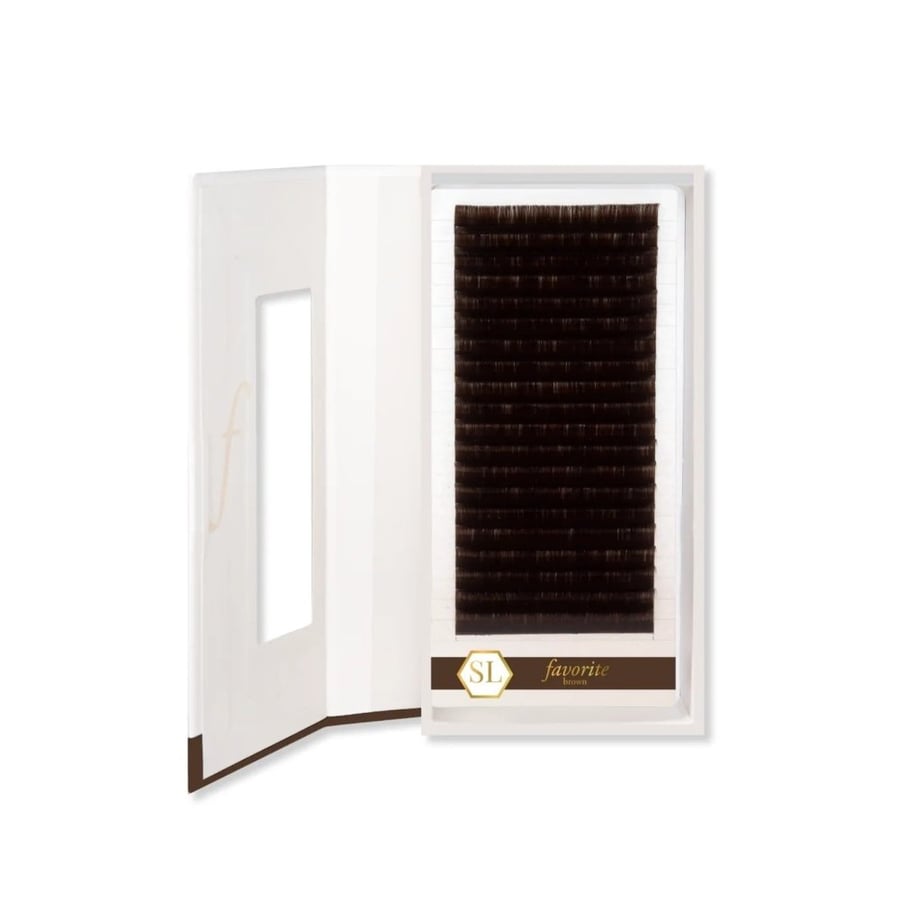 

Secret Lashes Favorite Brown Mix D, 0.07, 4-7 мм