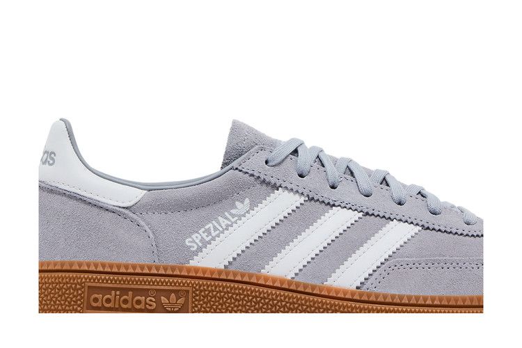 Кроссовки adidas Handball Spezial J 'Halo Silver Gum', серый — фото 3