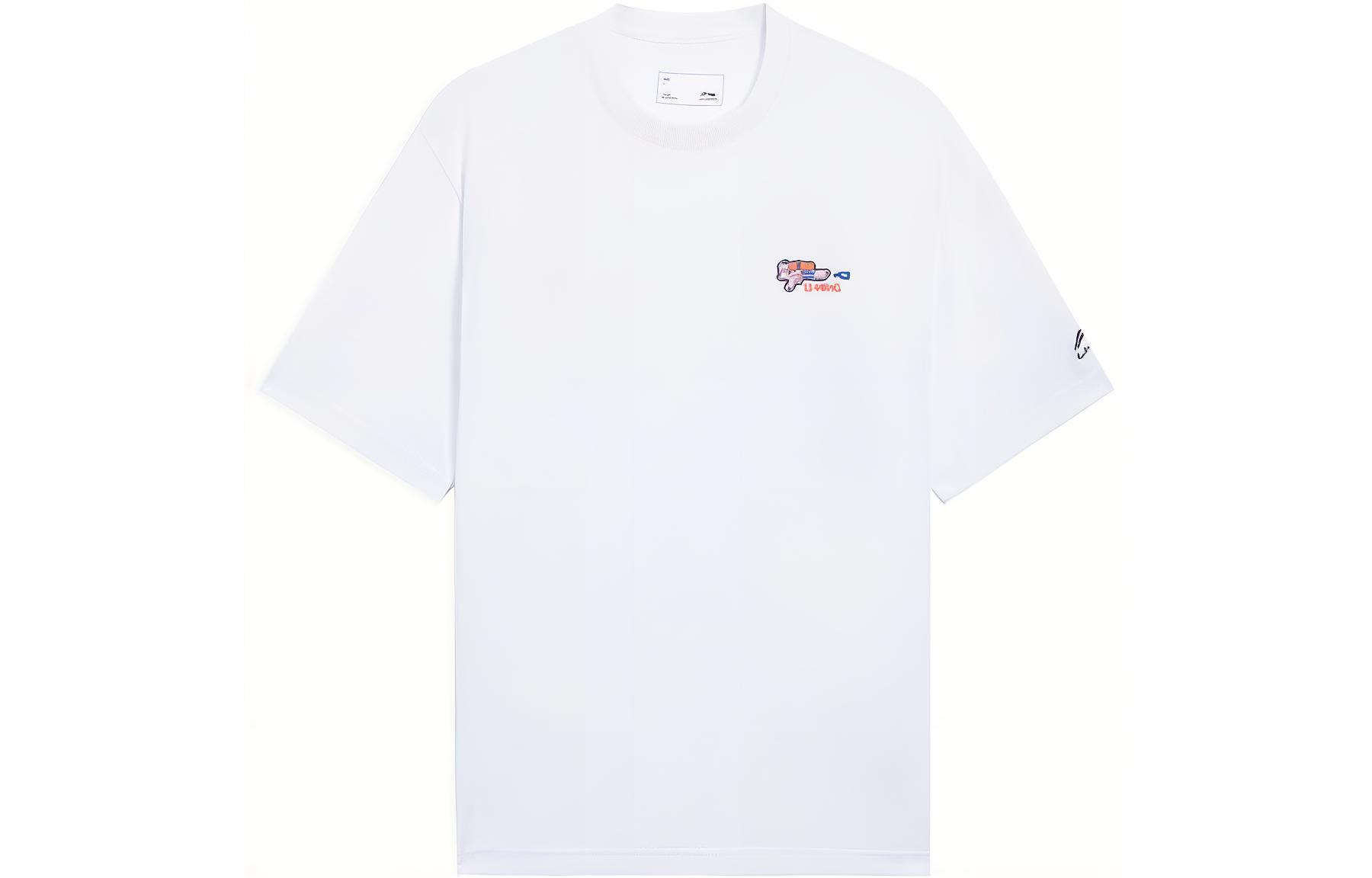 

LINING Футболка Sports Trend Series мужская белая, Белый, LINING Футболка Sports Trend Series мужская белая