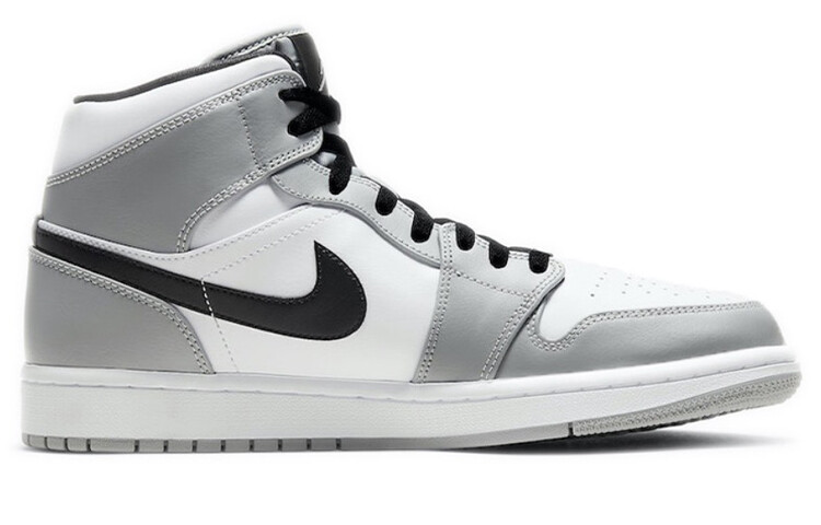 

Кроссовки Air Jordan 1 Vintage Basketball Shoes Men High-top Grey/white, серый