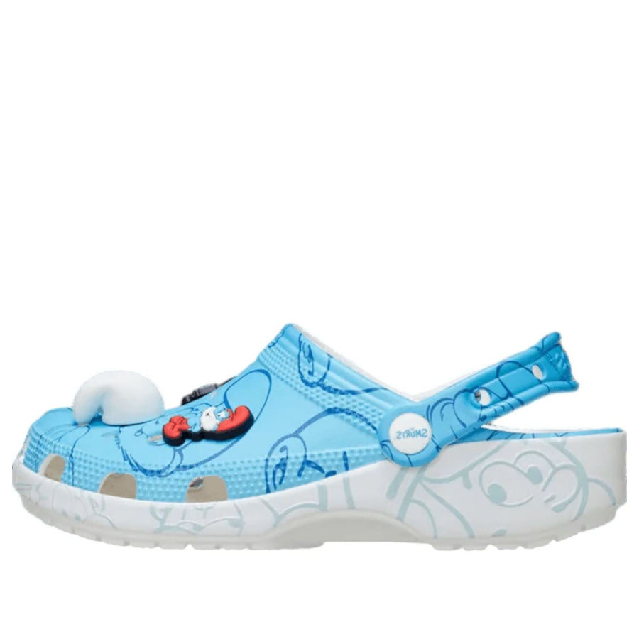 

Сандалии (GS) Crocs x The Smurfs Classic Clog 'Allover Print', синий