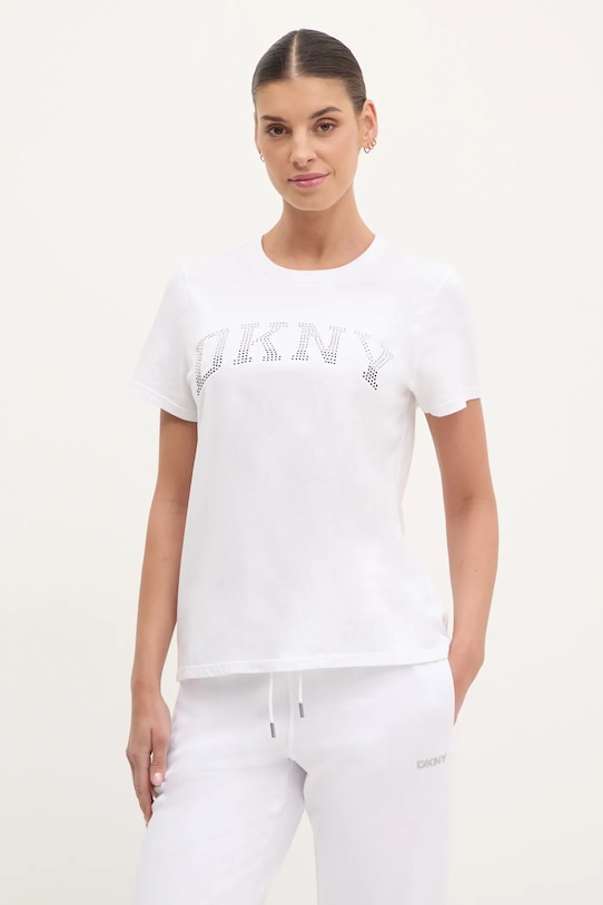 

Футболка из хлопка Dkny, белый