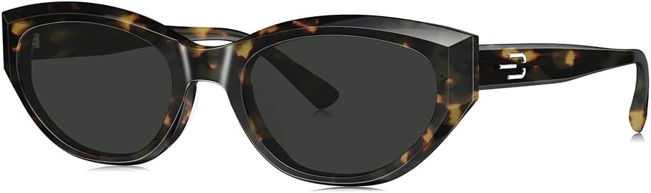 

Женские модные солнцезащитные очки BOLON в форме «кошачьих глаз» с поляризованным покрытием, эксклюзивный бренд очков EssilorLuxottica, Tortoise-shell/Grey Polarized Vintage