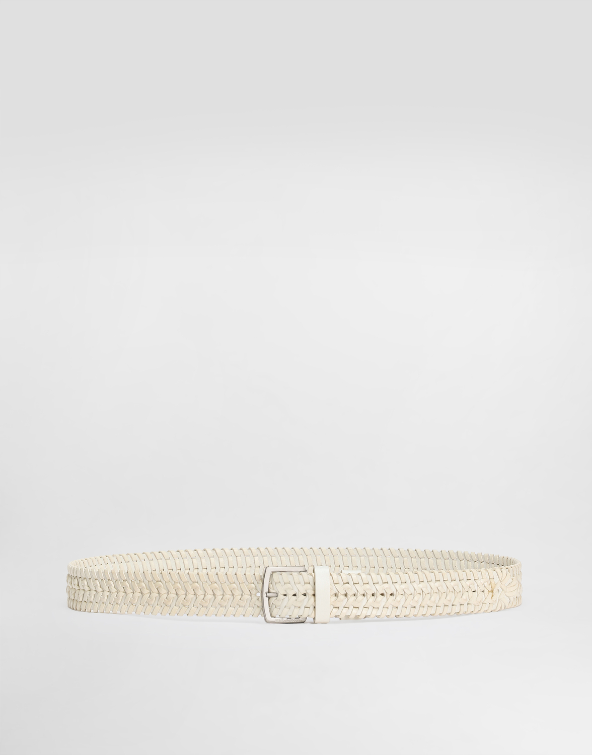 

Плетеный кожаный ремень DOLCE & GABBANA, бежевый