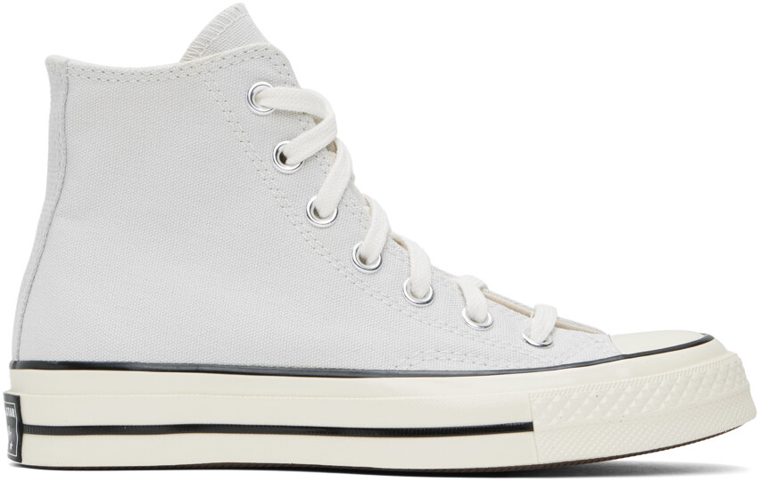 Серые кроссовки Chuck 70 Vintage из плотной ткани Converse, цвет Fossilized/Egret/Black