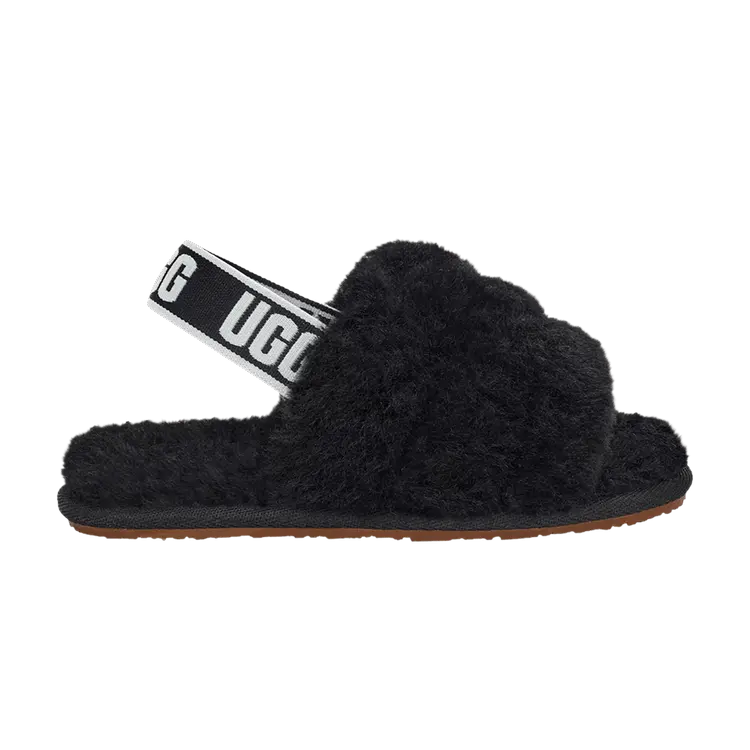 

Кроссовки UGG Fluff Yeah Slide Toddler Black, черный