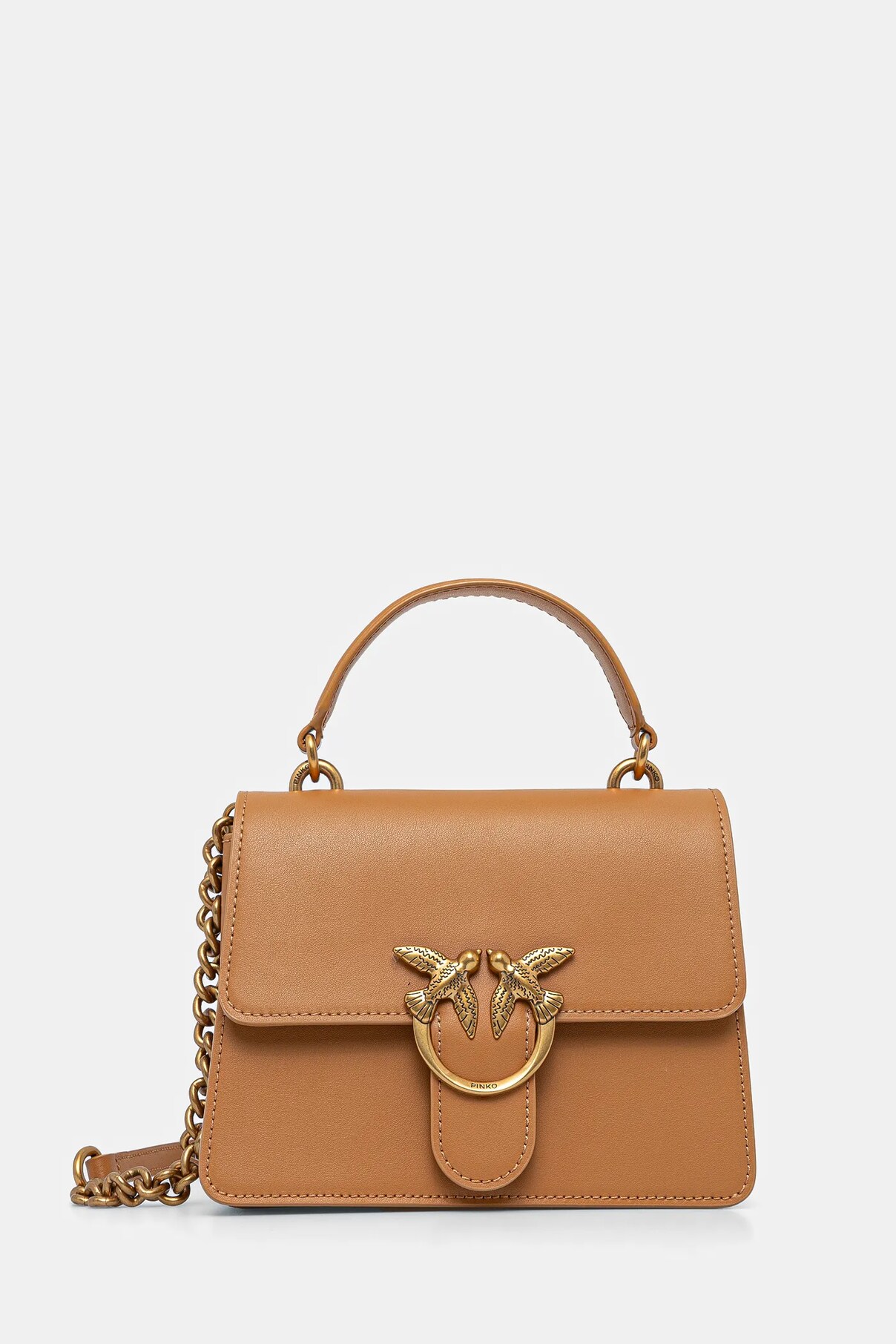 

Сумочка из кожи Pinko, коричневый