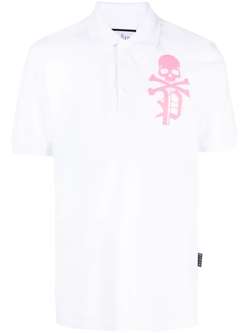 

Рубашка поло Skull & Bones Philipp Plein, белый