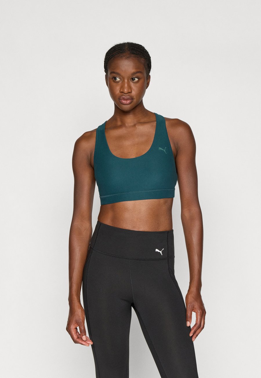 

Бюстгальтер Puma BRA MID, Green Terrain/Dark Green