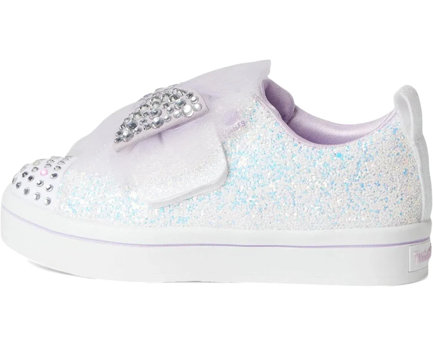 Детские кроссовки Skechers Twi-Lites - Sweetie Bow 314382L-WHT белого цвета HAWK1281 — фото 3