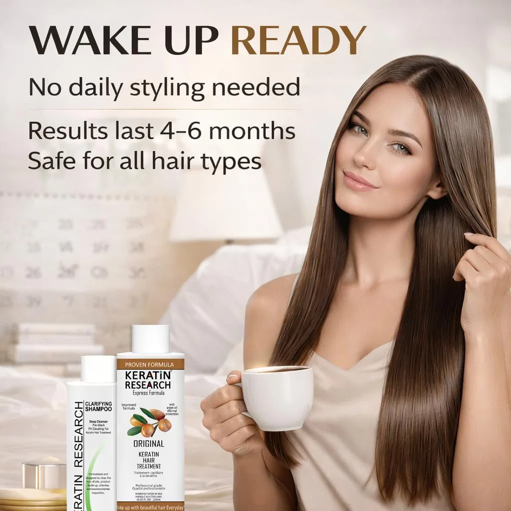 Набор для кератинового выпрямления волос «Complex Brazilian Kit» Keratin Research — фото 3