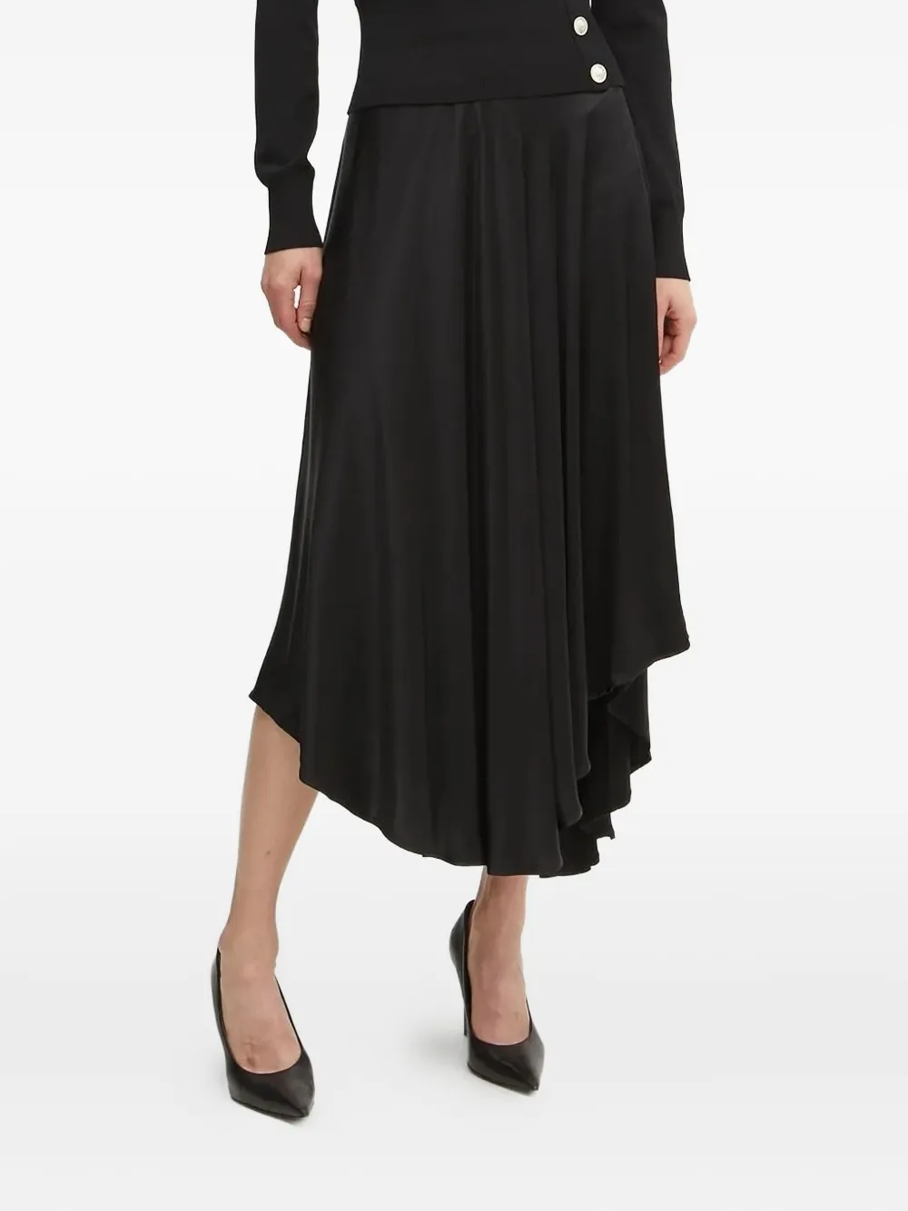 

Асимметричная юбка GUESS USA, черный