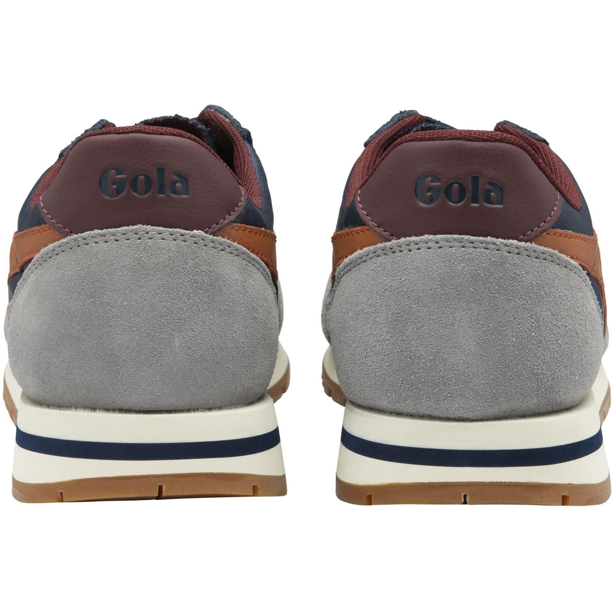 Мужские классические повседневные туфли Daytona Gola, Navy/Cement/Moody Orange — фото 4