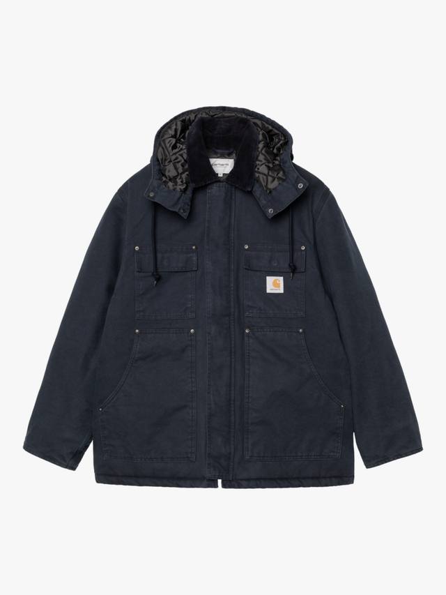 

Амбэл утепленное пальто с ромбовидной стежкой из плотного хлопка Carhartt WIP, Deep Night