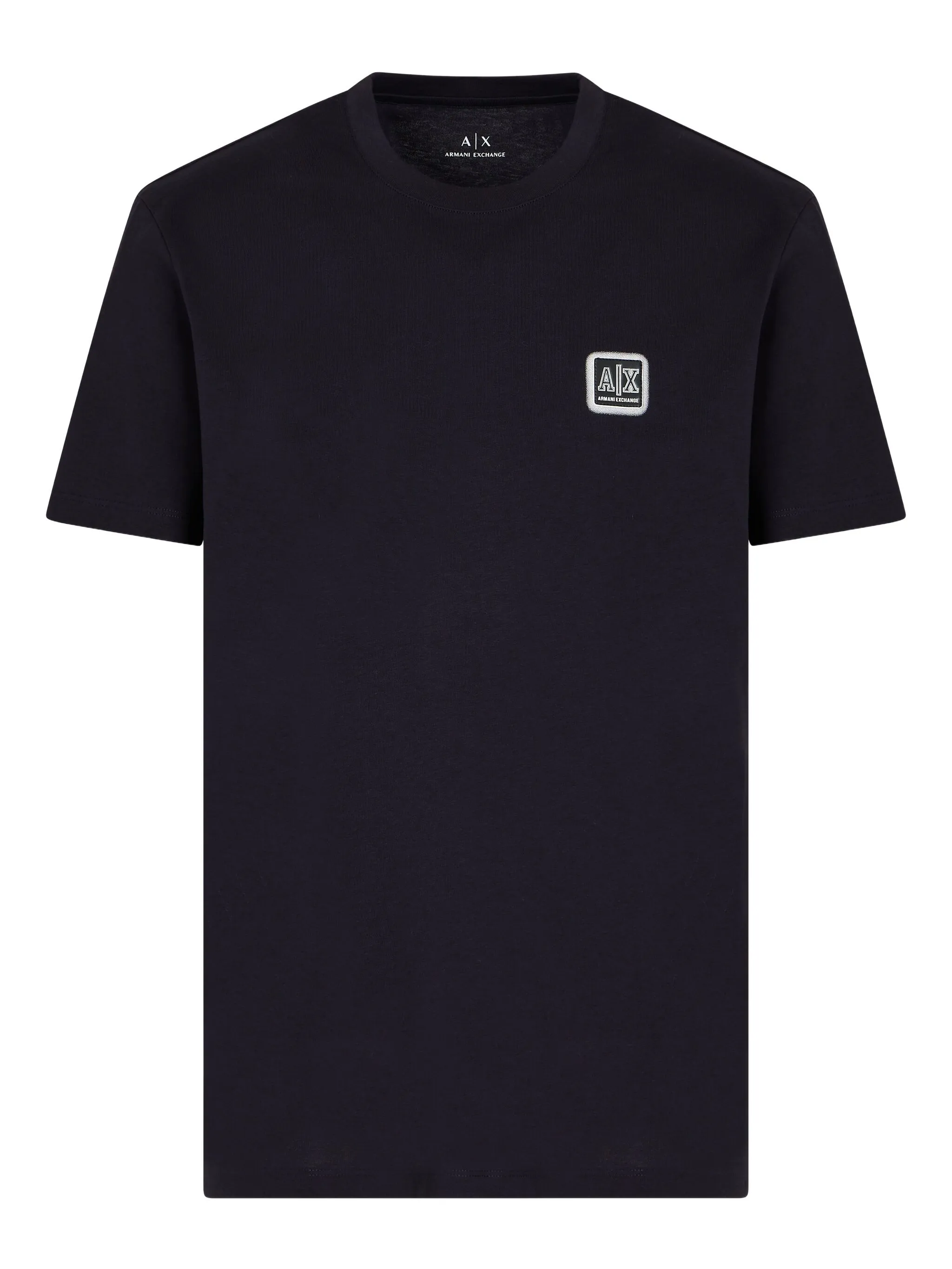 

Футболка с нашивкой-логотипом Armani Exchange, черный