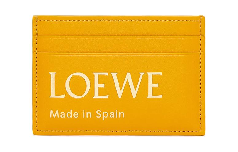 

Женский держатель карт из коровьей кожи наппа, цвет "подсолнух" LOEWE
