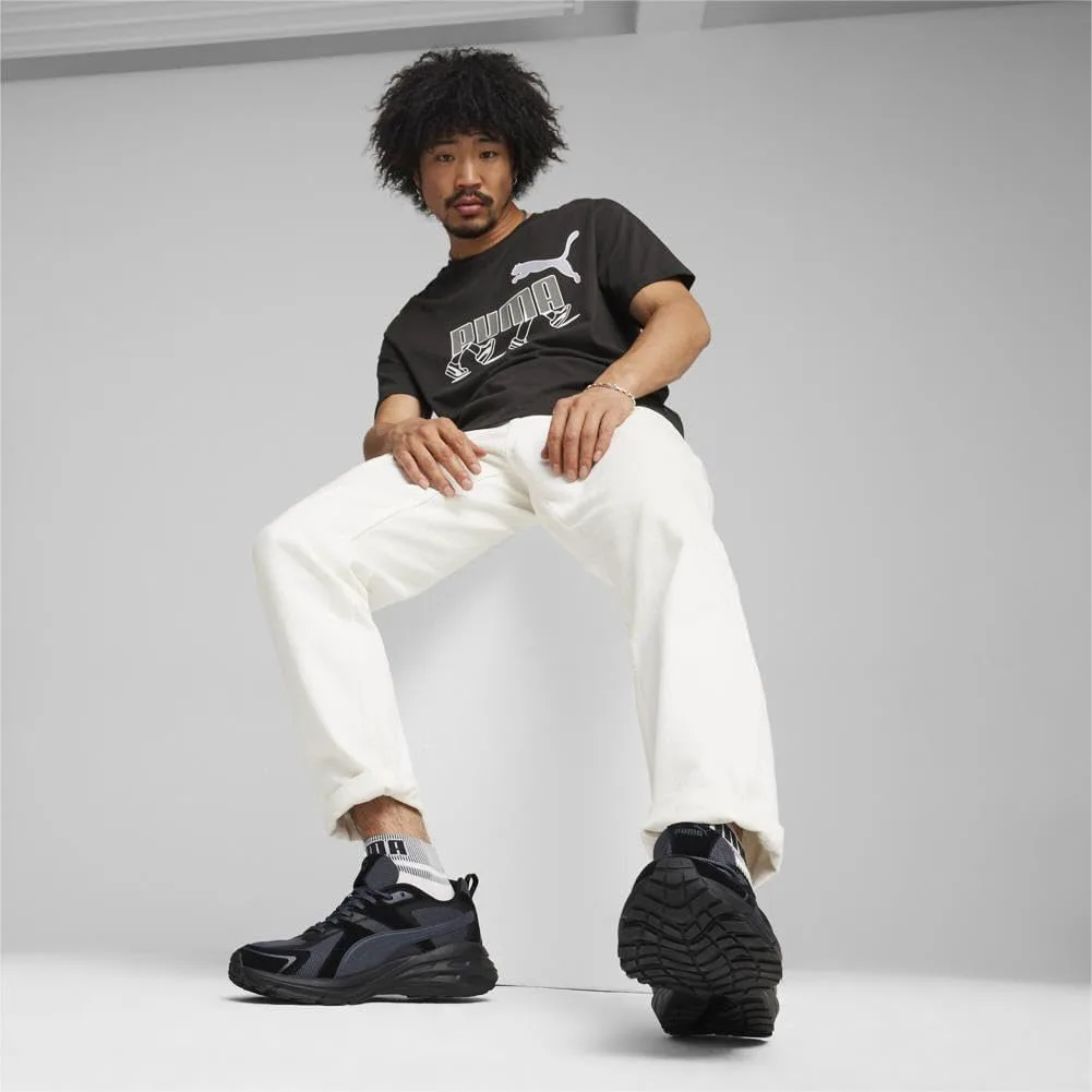 

Мужские кожаные кроссовки Puma Hypnotic, черный/серый