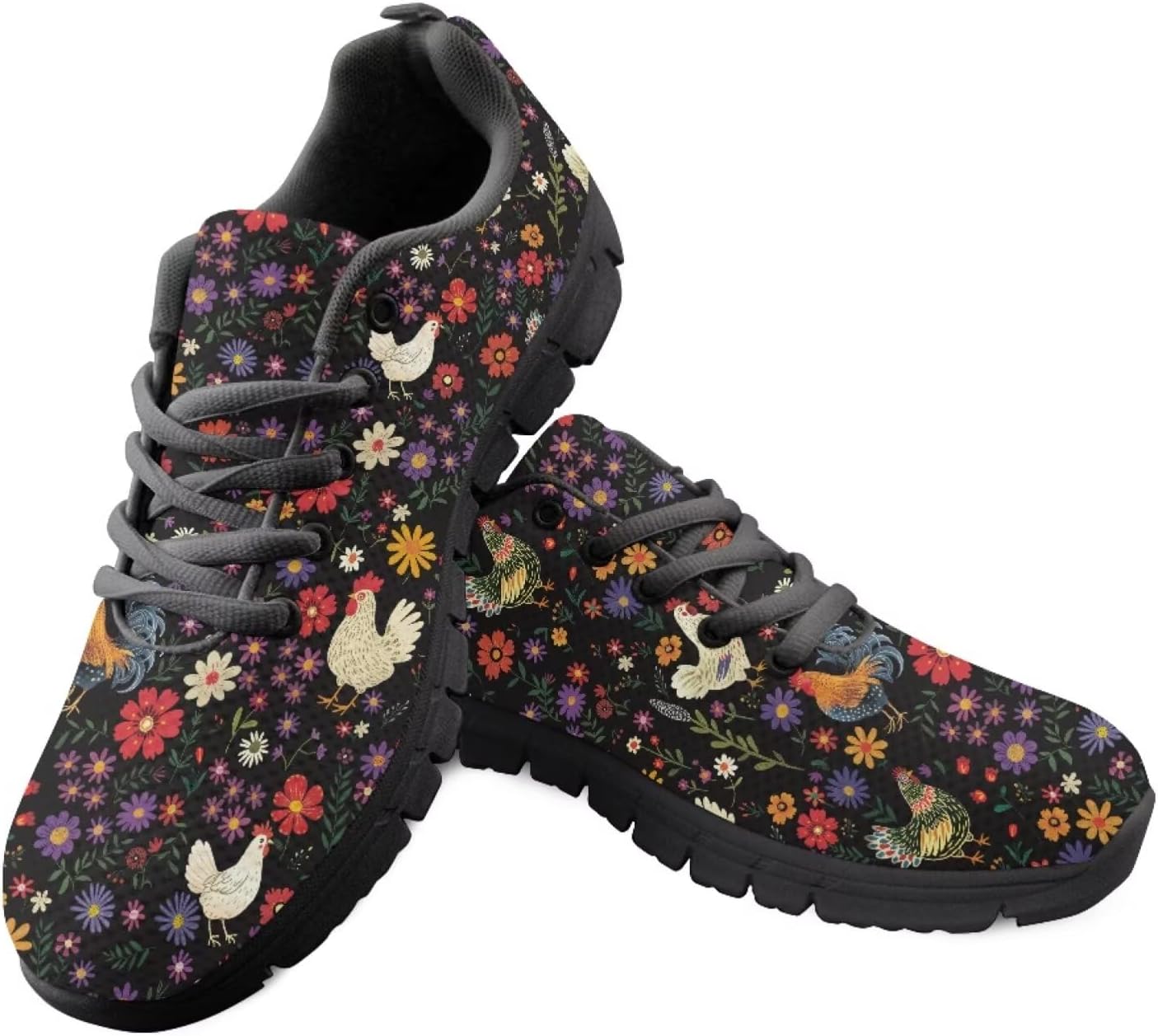 

Женские кроссовки GETELINSENG для бега, прогулок и путешествий, мужские стильные кеды, теннисные, спортивные, легкие, Rooster Floral