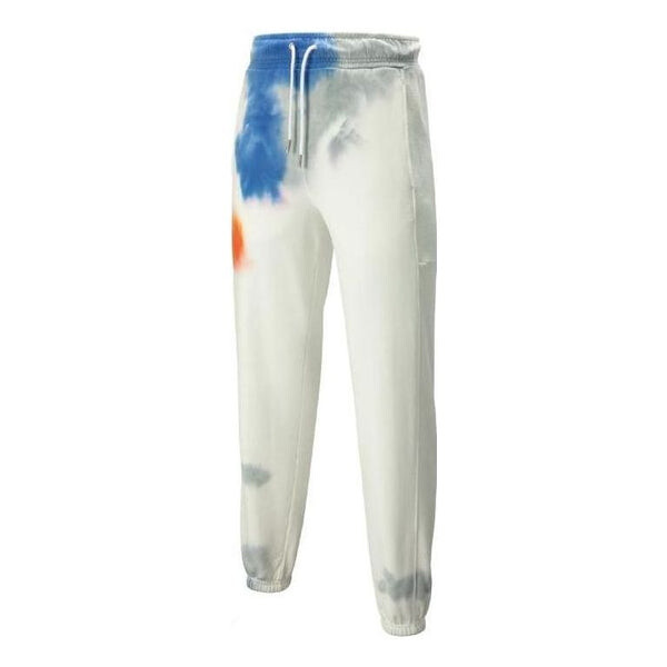 

Брюки mmq tie dye sweatpants 'white' Puma, белый