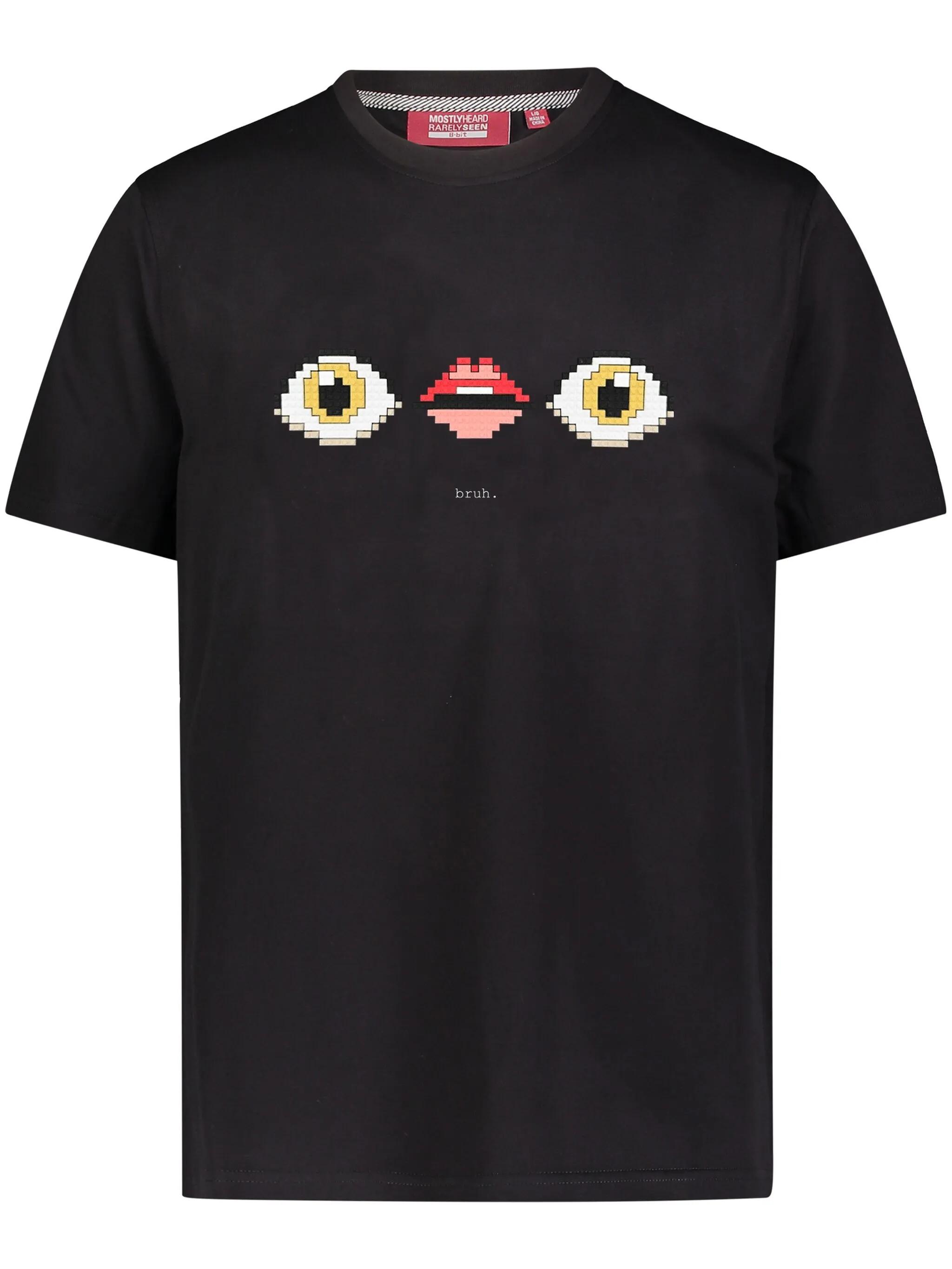 

Футболка с графичным принтом Mostly Heard Rarely Seen 8-Bit, черный
