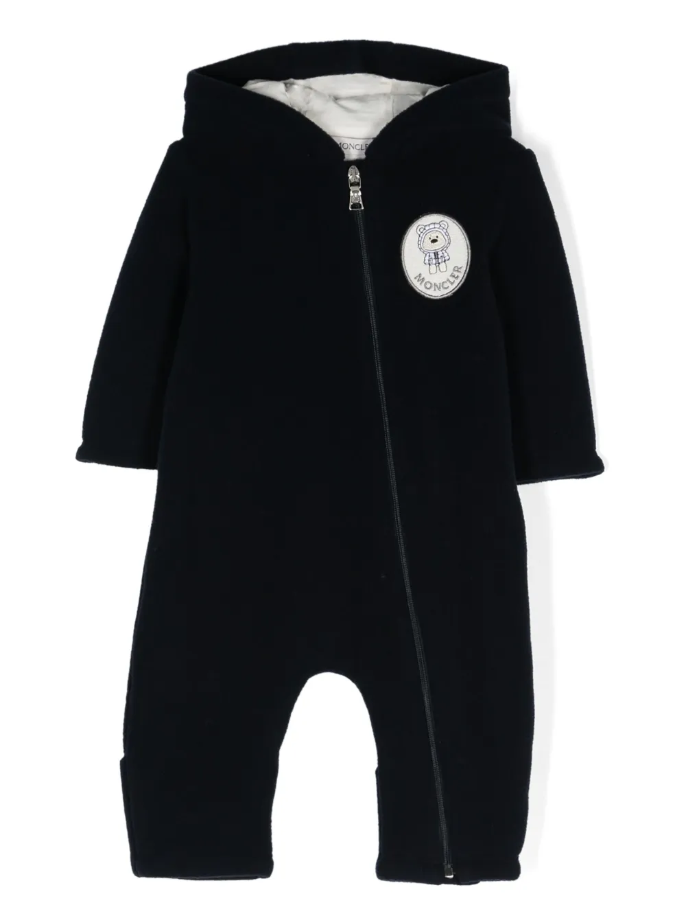 

Ромпер с логотипом Moncler Enfant, синий