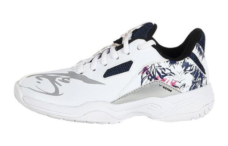 Низкие бадминтонные кроссовки radiant white детские Victor, Radiant белый — фото 3