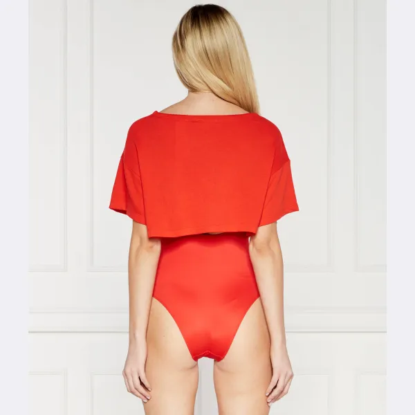 Укороченный крой-боксер Calvin Klein, красный — фото 3