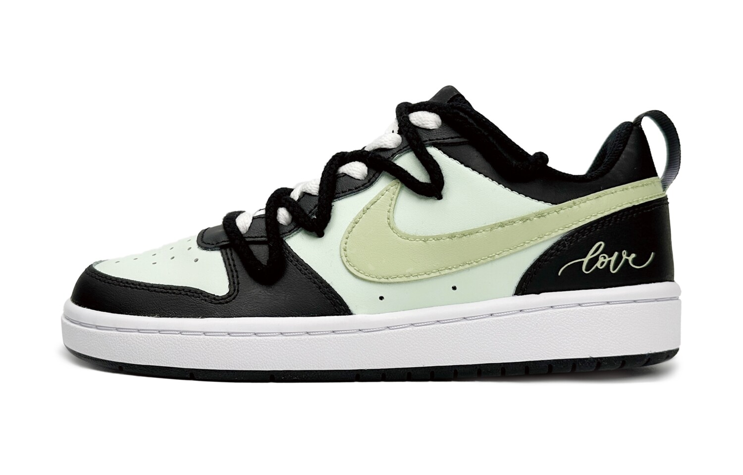 

Кроссовки Nike Court Borough Skateboard Shoes Women's Low-Top Green, Зеленый, Кроссовки Nike Court Borough Skateboard Shoes Women's Low-Top Green