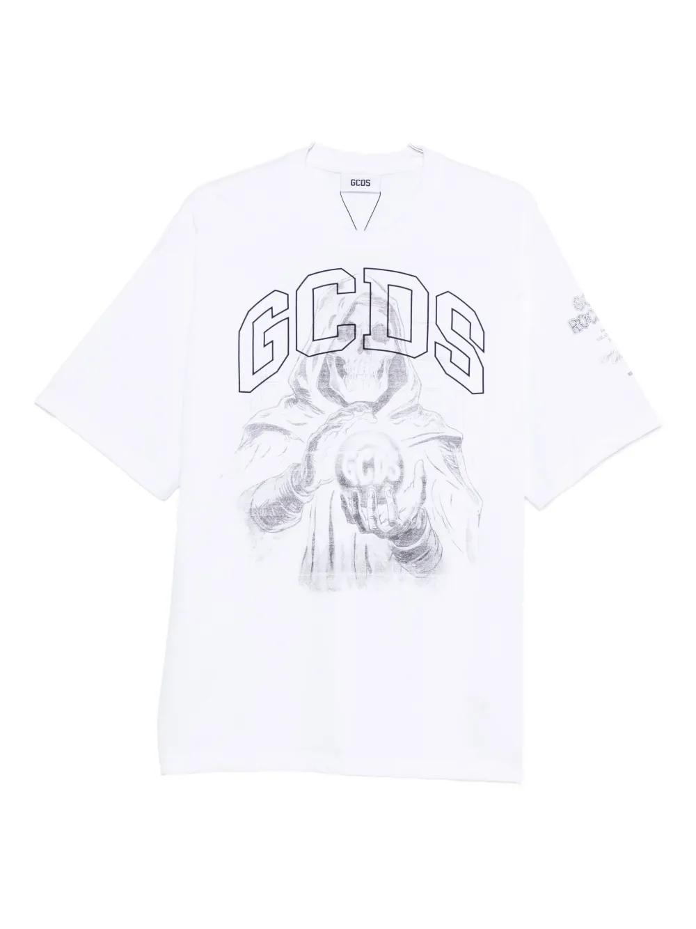 

Футболка с принтом логотипа GCDS, белый