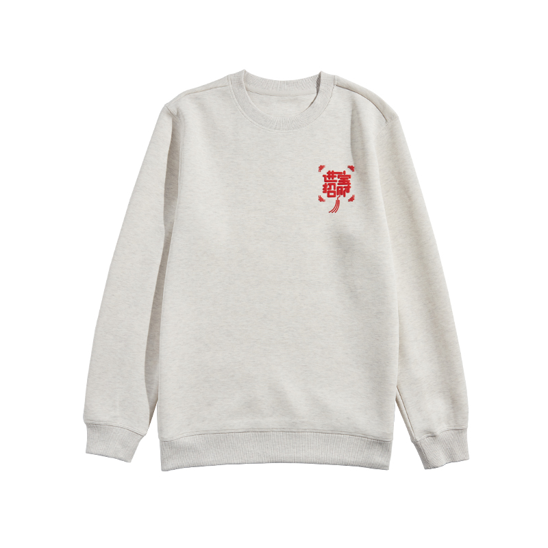

Толстовка LiNing Sports Life Collection унисекс в сером меланжевом цвете Tile Gray