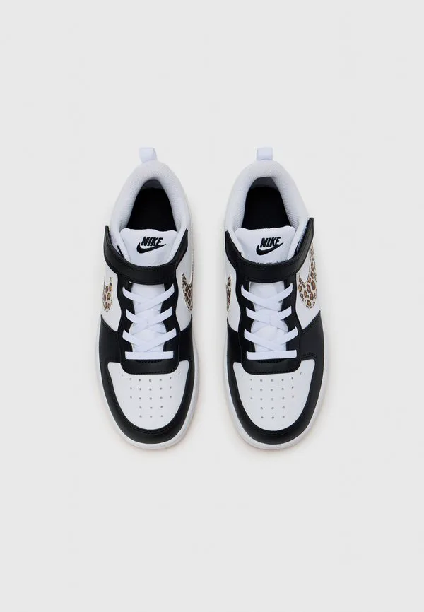 Кроссовки унисекс court borough low Nike Sportswear, Black/White/Gum/Med Brown — фото 4