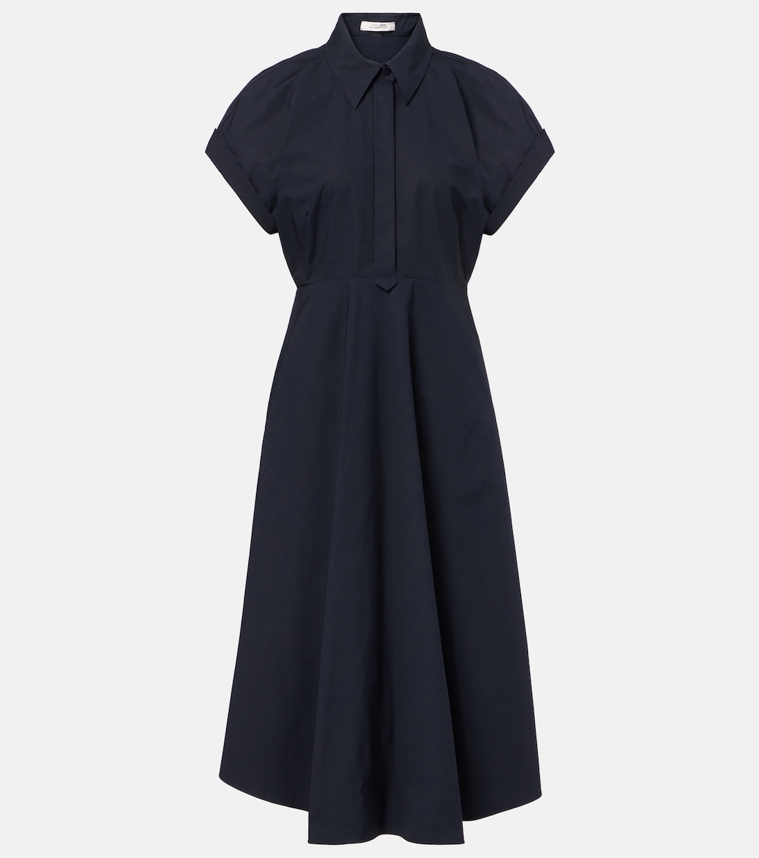 

Платье-рубашка из хлопковой смеси Poplin Power Dorothee Schumacher, Midnight