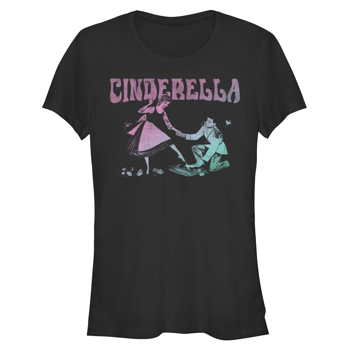 

Очаровательные неоновые стеклянные туфли Disney's Juniors 'Cinderella Prince', облегающая футболка Licensed Character
