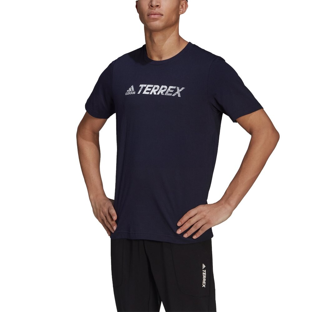 

Футболка с коротким рукавом adidas TX Logo, синий