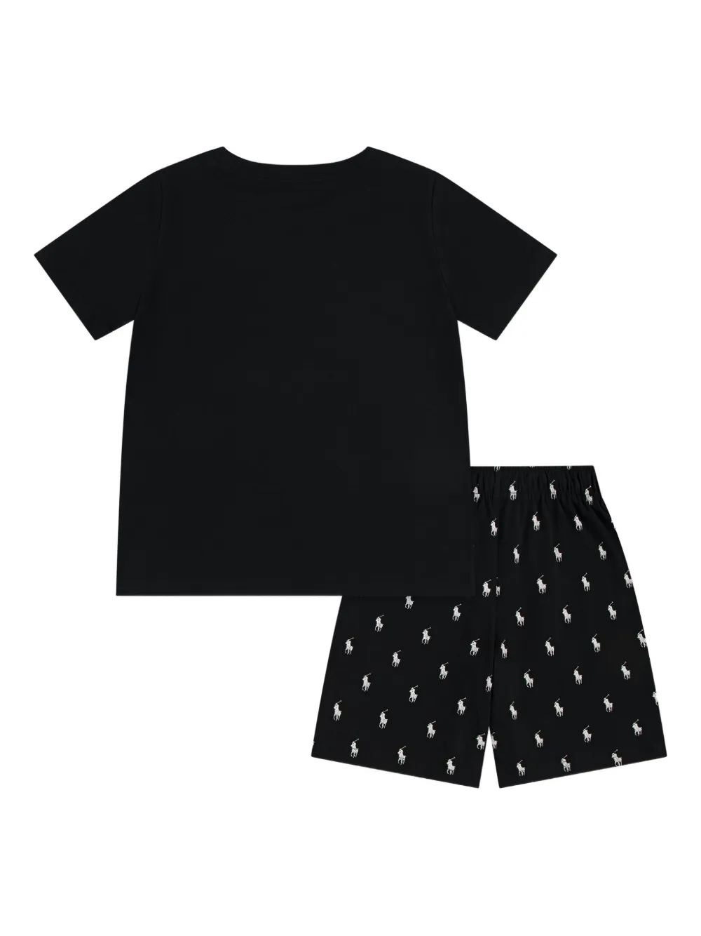 Пижама с принтом Polo Pony POLO RALPH LAUREN KIDS, черный — фото 2