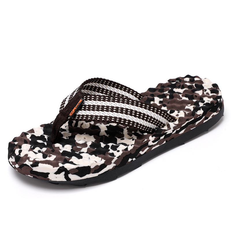 

King Jinmai Мужские шлепанцы коричневые, цвет Brown