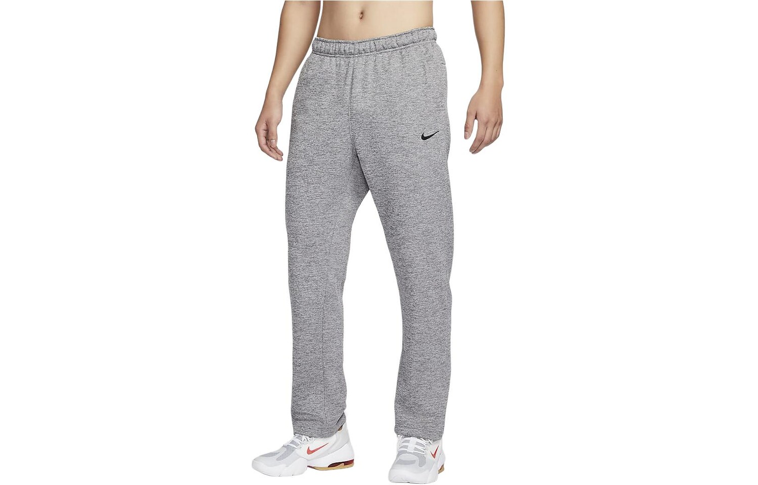 

Трикотажные спортивные штаны Therma-FIT для мужчин, темно-серый, меланжевый Nike, темно-серый