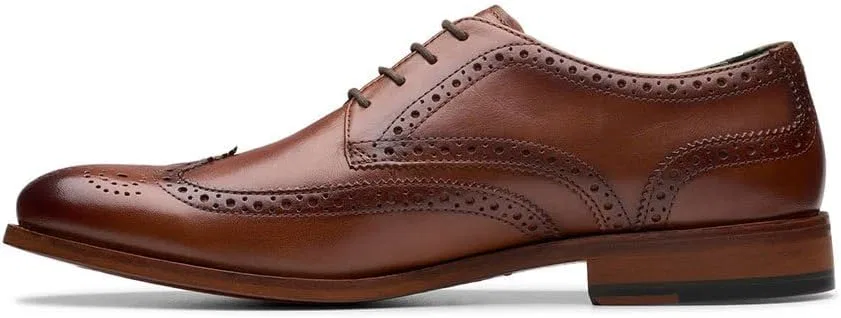 Мужские оксфорды Clarks Craftjames Tip, Skin-Coloured — фото 2