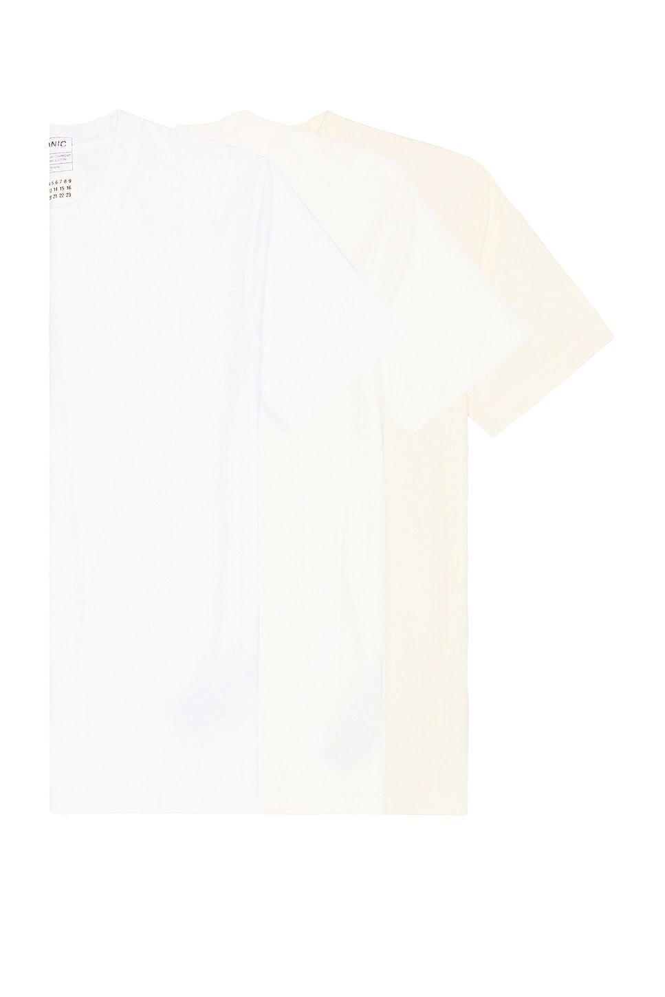 

Футболка мужская 3 Pack Tshirt Maison Margiela, цвет Shades of White