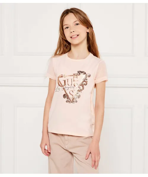 

Футболка Regular fit Guess, розовый
