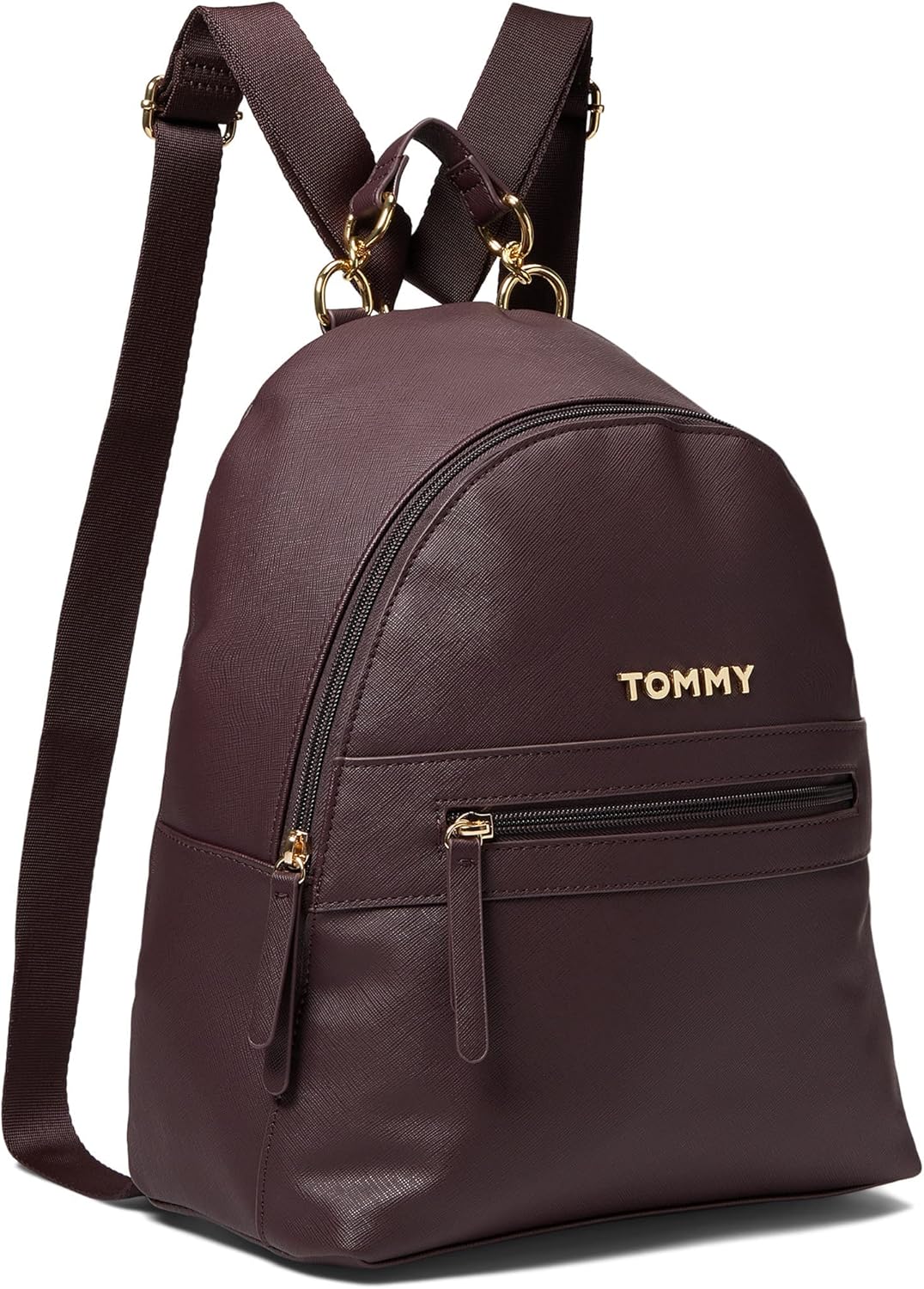 

Рюкзак Tommy Hilfiger Kendall II Medium Dome из сафьянового ПВХ, темно-каберне, один размер, Dark Cabernet